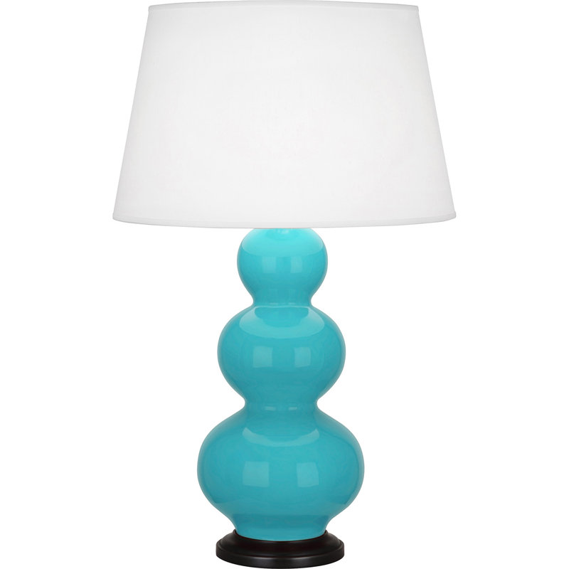 Table Lamp, Egg Blue/Black