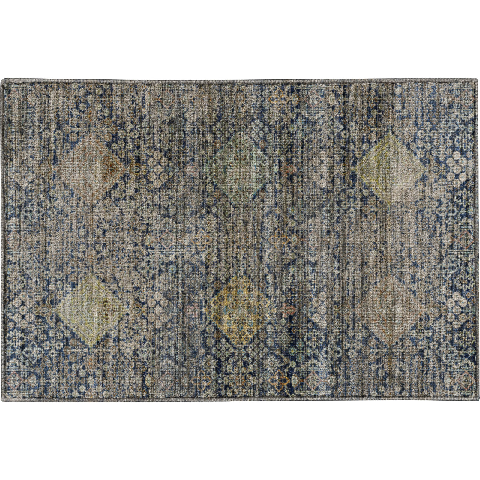 Rug, Navy, 2'6" x 3'10"