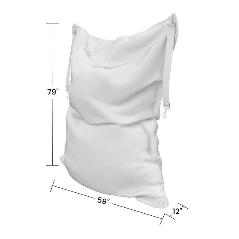 Outdoor Bean Bag Chair Lounger Cover (Bag Only), Navy Blue, 30.5cm H x 149.9cm W x 200.7cm D