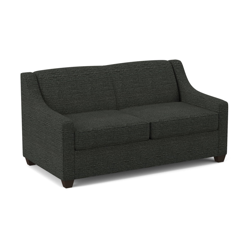 Phillips 68" Recessed Arm Sofa Bed with Reversible Cushions, Antic Pepper, Innerspring, Cafelle