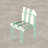 Stackable Patio Dining Chairs, Pp Metal Modern 4 Pack For Patio Dining