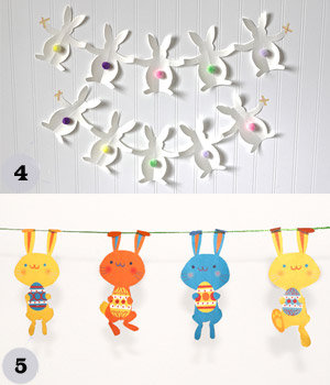 Easter printables - Garlands