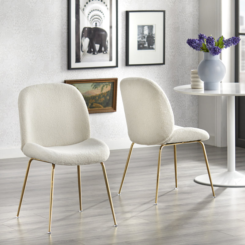 Chaise d'appoint Walborn, Blanc