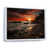White Floater Framed
