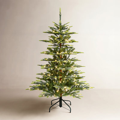 Aspen 4.5' Pre-Lit Fir Christmas Tree