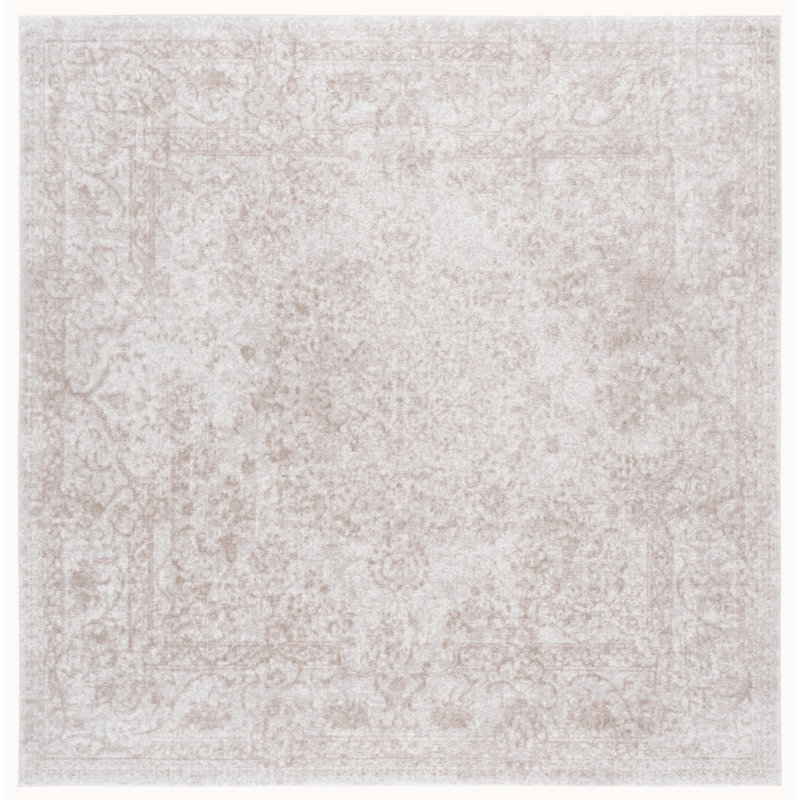 Calidia Oriental Indoor Rug, Square 6'7"