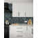 1" x 4" Glass Grid Mosaic Wall Tile