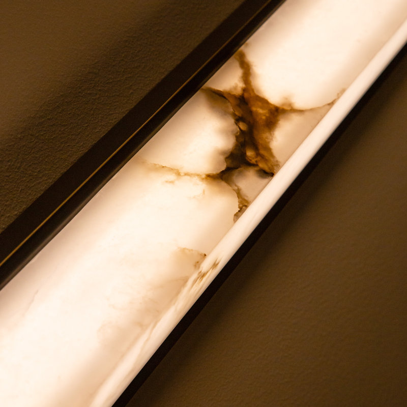 Caesar 1 - Light LED Bath Sconce, Urban Bronze/Alabaster