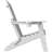 Folding Adirondack Chair, SGS Tested, Wooden Textured with Cup Holder, Heavy All-Weather HDPE Comfortable Set Poolside Backyard Lawn-124432770