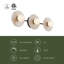 Éclairage pour meuble-lavabo à intensité variable 3 lumières Dahlia-88778619
