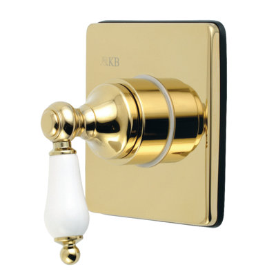 Kingston Brass Single-Handle Wall Mount Three-Way Diverter Valve with Trim Kit