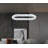 Height 118 "circle 40"  Silver modern Linear Oval Chandeliers Elegant Crystal  Oversized Pendant Lighting for Dining Room  Kitchen Island Hallway Bathroom