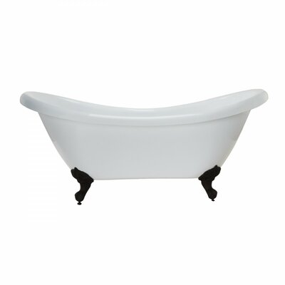 Victoria 69"" x 29"" Clawfoot SoakingÂ Bathtub -  Chevington, CHA70DS0WSIBM