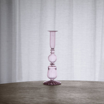 Glass Candlestick
