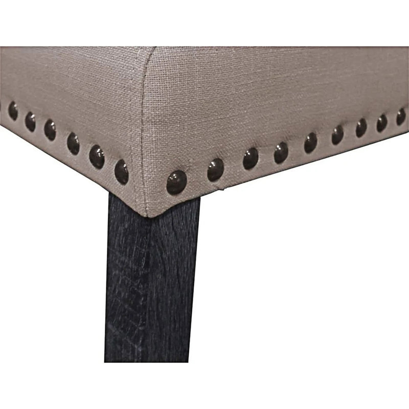 Chaise d'appoint rembourrée (ensemble de 2)