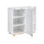 Cabinet Desk White 80 cm 40/80 cm Folding