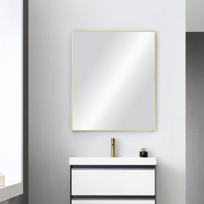 Premium Metal Frame Shatterproof Wall Mount Mirror - FM1