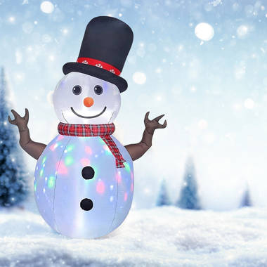 The Holiday Aisle® Christmas Snowman Inflatable & Reviews