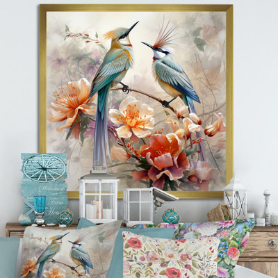 " Birds Of Paradise Charm In Winter "