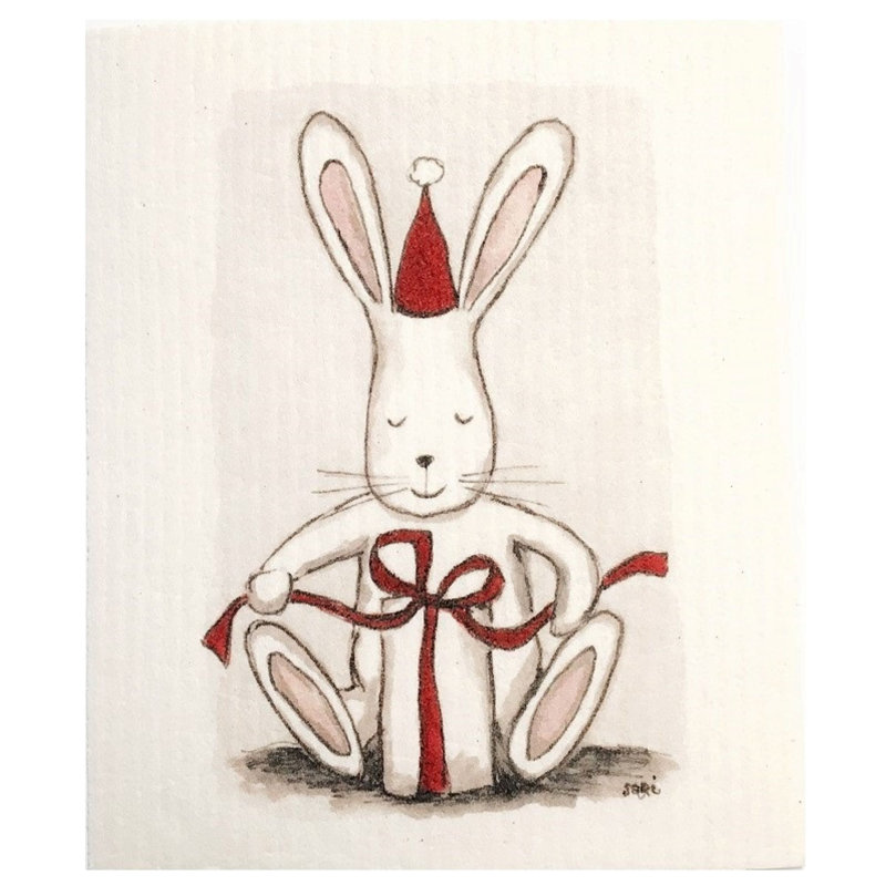 Torchon Christmas Bunny