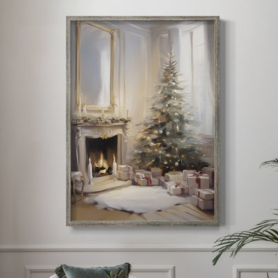 Art des Fêtes de Noël - série 2 - Lxxxi, reproduction encadrée - bois massif XMAI81859