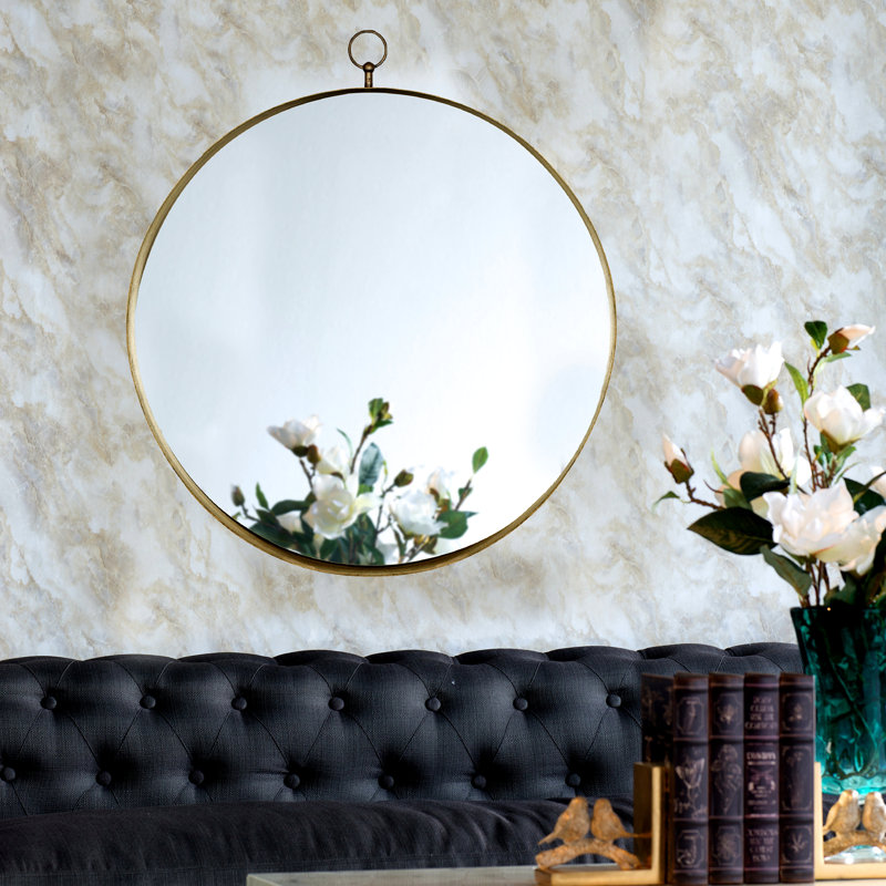 Round Mirror,Circle Mirror, 34" x 30"