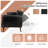 Caiya 81'' Faux Leather Convertible Sofa-168846052