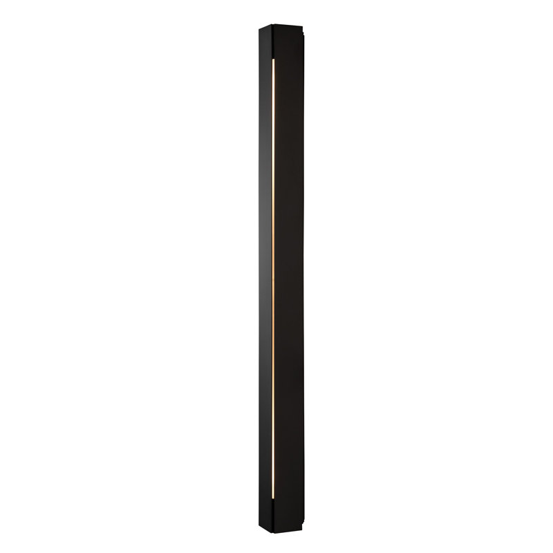 Gallery Outdoor Sconce, 59.5" H x 5.5" W x 4.1" D, Coastal Black