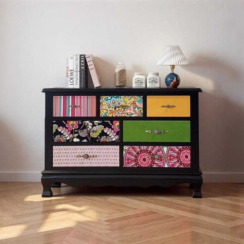 Painted Design Sideboard