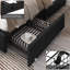 Upholstered Bed Frame with Drawer Storage-370691895-380821006