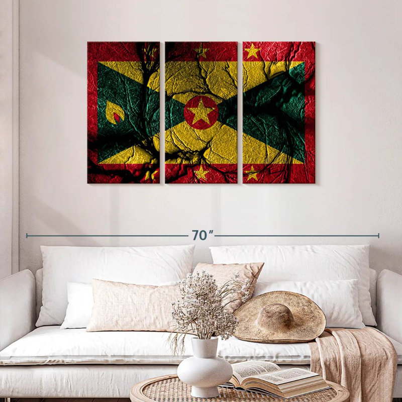 Borges Grenada Flag, 28" H x 45" W
