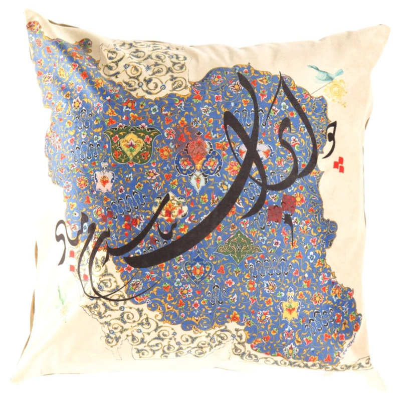 Velvet Silk Throw Pillow, 16"H x 16"W x 3"D