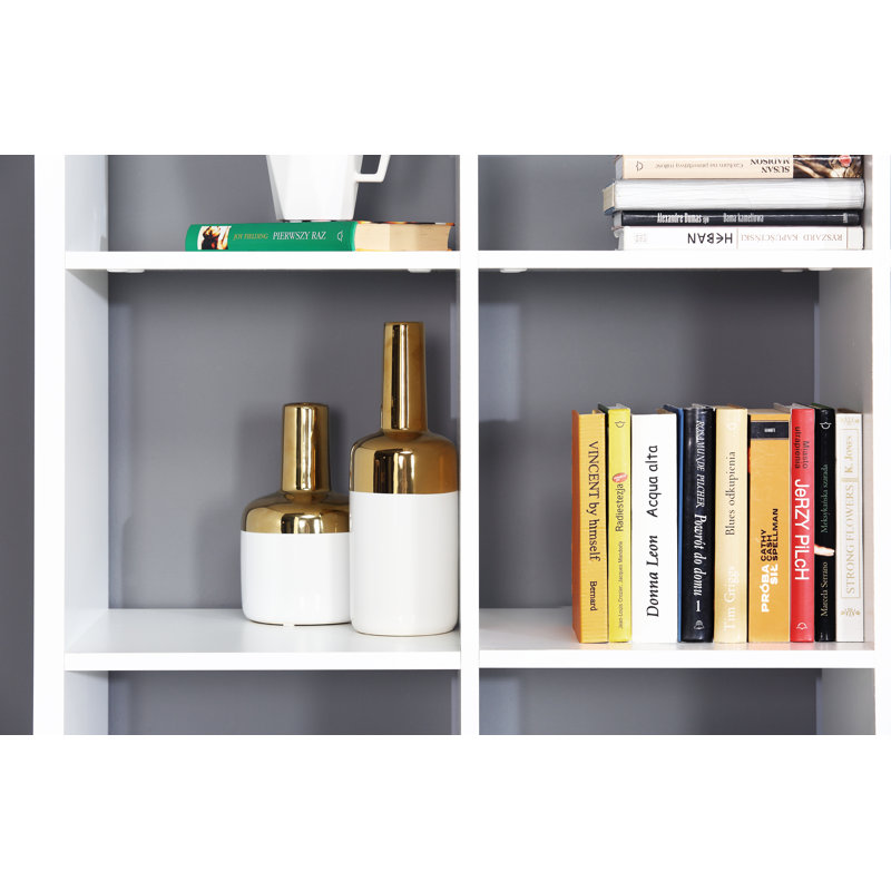 Paterson 176.3cm H x 107.2cm W Cube Bookcase