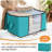 4 Pack Clothes Storage, Foldable Thick Fabric Blanket Storage Bags, Containers For Organizing Bedroom, Closet, Clothing, Comforter,Closet Organization With Handle