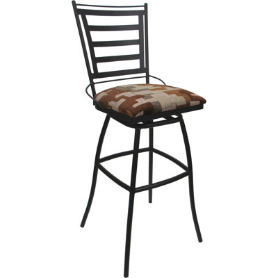 Outdoor Indoor Extra Tall Bar Stool 34" Seat - No Arms by Lark Manor