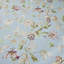 Literie 100 % coton égyptien, 4 pièces, style vintage classique luxueux, motif floral coloré bleu clair, draps doux et respirants, cadeau de Noël.-128817906-130902026
