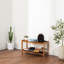 8 Pair Solid Wood Shoe Rack