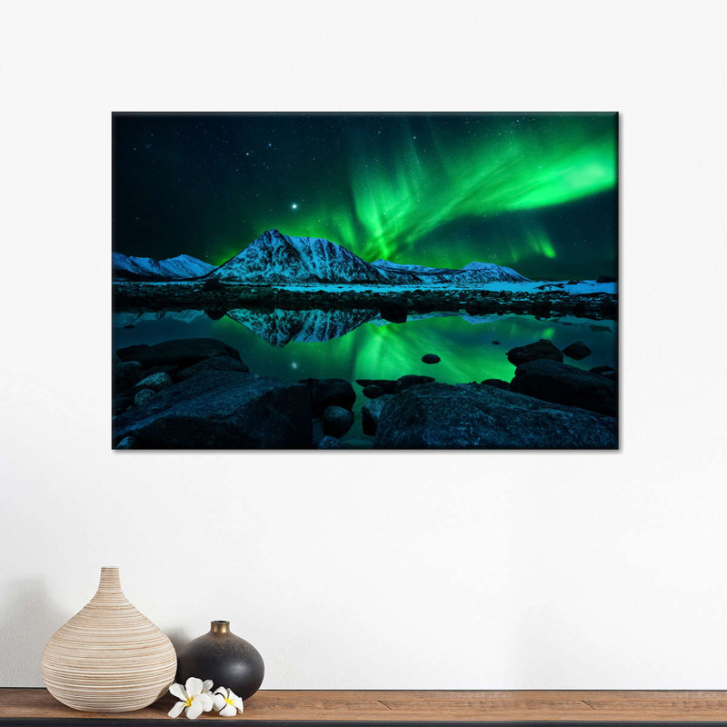 Northern Lights, reproduction sur toile, L 32 po x H 48 po