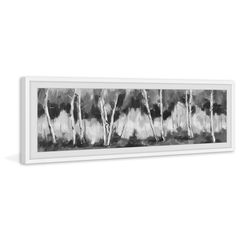Deep Roots by Marmont Hill - Single Picture Frame Panoramic Painting, 25cm H x 76cm W x 3.81cm D