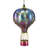 24" Hanging Swirl Balloon Solar Lantern with Glass Panels and Metal Frame - Purple-92592654