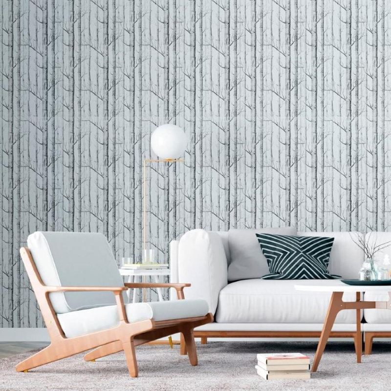 Rouleau de papier peint pelez et collez, L 126 po x l 24 po