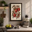 Pomegranate Study Botanical - Wrapped Canvas-331230327-331230323