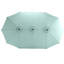 Parasol extérieur double face de 4,5 m (14,8 pi). Grand modèle rectangulaire avec mécanisme d'ouverture manuel. Convient au jardin, à la piscine et à la cour. Grand parasol avec manivelle pratique pour une agréable protection solaire dans la cour arrière.