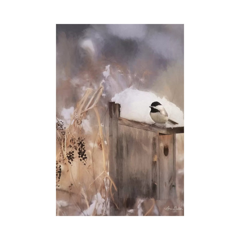 Three Weeks Til Spring by Lori Deiter - Wrapped Canvas Painting, 20.32 cm H x 30.48 cm W