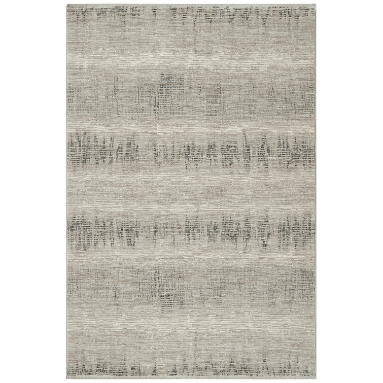 Calvin Klein CK079 Notes Ivory Charcoal Modern Indoor Rug | Wayfair
