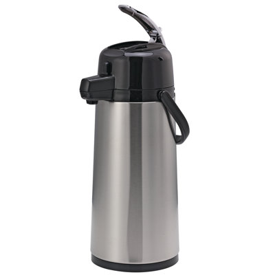 Glass Vacuum Insulated Airpot with Lever Lid