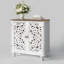 Armoire décorative avec portes, armoire de rangement avec pieds en bois massif et tablette réglable, buffet pour le salon, le vestibule, la salle à manger, la chambre à coucher, blanc-722246257