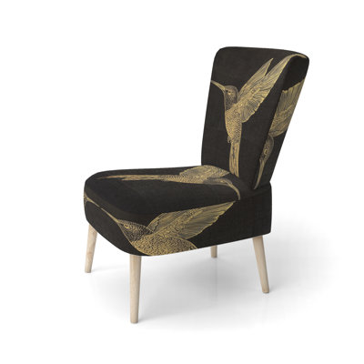 Chaise rembourrée Hummingbird - Chaise d'appoint Mystical Hummingbird