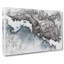 The Coast Of Honolulu Hawaii - Wrapped Canvas Painting-56642973