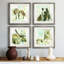 Cadre photo, ensemble de peintures sur papier
